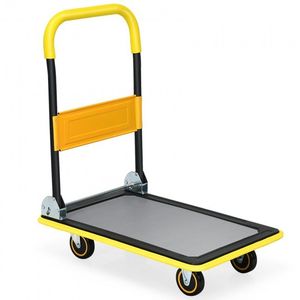 330 Lbs Capacity Folding <b>Platform</b> Cart Dolly Hand Truck Versatile for Hand Carts & <b>Trolleys</b> - Product Image 2