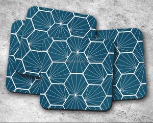 Juego de Posavasos Cuadrados de Nogal Hechos a Mano, Diseño Clásico, Alfombrilla para Taza de Té, Decoración Personalizada para Mesa de Boda, Fiestas, Madera - Product Image 6