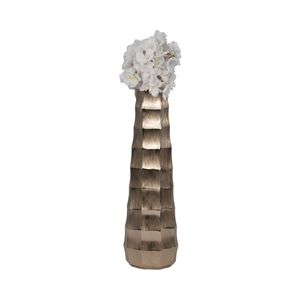 Vase en métal finition antique pour la décoration de la maison, style vintage, porte-fleurs pour un design intérieur traditionnel - Product Image 4