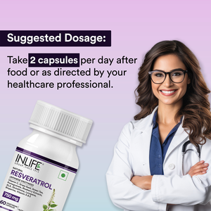 Capsules de Resvératrol Certifiées GMP, Extrait de Thé Vert, Pépins de Raisin, Vitamine C, Suppléments 750 mg, Antioxydant, Polygonum Japonais - Product Image 5