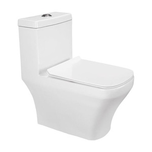 Inodoros de dos piezas EWC P & S Trap con doble descarga o descarga simple Modelo sanitario en precio al por mayor - Product Image 1