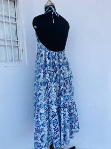 Women's Girls' Printed Pure Cotton Maxi Dress Indian Block Print Casual Summer Evening Party Trendy Wholesale <b>Long</b> Midi Bulk - Product Image 4
