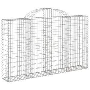 Lot de 6 grands paniers gabions en fer galvanisé argenté – Barrières acoustiques - Product Image 3