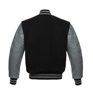 Top Premium Quality Varsity School <b>Jacket</b> College Bomber Varsity <b>Jacket</b> Purple & <b>White</b> Genuine Leather Sleeves <b>Jacket</b> - Product Image 6