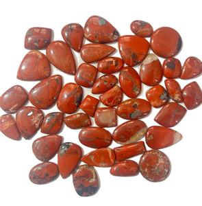 Vente en gros de cabochon naturel de jaspe de coquelicot de Rambo au poids de différentes formes et tailles pour la fabrication de bijoux pierre précieuse de jaspe de coquelicot de Rambo, - Product Image 1