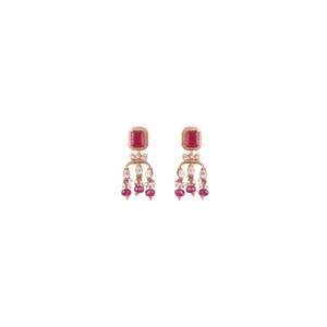 Ensemble collier et boucles d'oreilles pour tous les jours, fabriqué en argent sterling 925 Gajaah, pour femmes, bijoux de mariage et de fête - Product Image 4