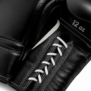 Ensemble de boxe noir complet pour sparring, fabriqué en cuir de vachette véritable, pour entraînement et combats MMA, pour adultes - Product Image 6