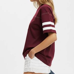 OEM ODM <b>Top</b> Selling 100% Cotton Women's T-Shirt Short Sleeve Custom printed logo High Quality Regular Fit Summer Quick Dry Tee - Product Image 2