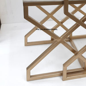 Ensemble de 2 meubles contemporains de haute qualité en acier inoxydable et marbre, portables, pour petits appartements - Product Image 6