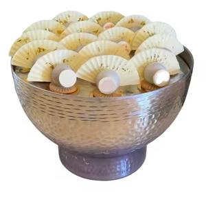 Bol décoratif en métal, bol à chocolat, bol à bonbons en acier inoxydable pour servir des fruits secs et des collations - Product Image 4