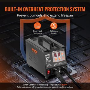 Saldatrice a Punti 220V 3KW Versatile Auto/Manuale 7 Modalità per Riparazione Ammaccature, Kit Estrattore per Carrozzeria Auto, Saldatore a Punti per Riparazione Ammaccature, Estrattore per Ammaccature - Product Image 5