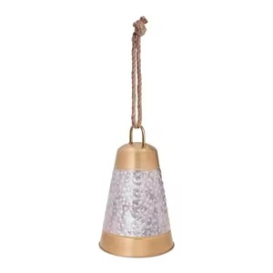 Campana Colgante Navideña de Metal Tradicional, Adorno Festivo Vintage para Árbol de Navidad, Puerta, Pared, Ventana, Decoración Navideña para el Hogar - Product Image 4