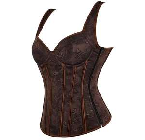 Corsets Vintage pour Femmes, Sexy, Sculptants, Respirants, Modernes, en Brocart, pour Grandes Tailles - Product Image 2