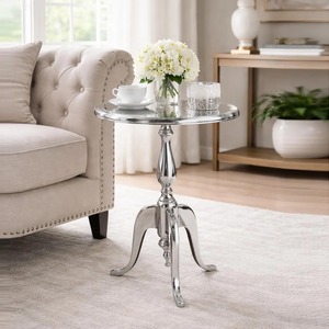 Mesa Auxiliar de Metal Más Vendida, Mesa Decorativa para Interiores Modernos, Sala de Estar y Oficina, Disponible al Mejor Precio - Product Image 4
