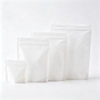 Sacs Mylar personnalisés à fermeture éclair avec fenêtre, brillants, à faible MOQ, pour l'emballage d'épices et d'assaisonnements