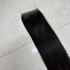 Pas cher brut indétectable Hd dentelle frontale 13x6 13x4 4x4 5x5 6x6 7x7 fermeture suisse en dentelle cheveux humains oreille à oreille mince dentelle fermeture - Product Image 3