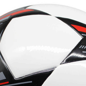 Ballon de football CORE FIELD blanc, noir, rouge, motif étoile, écologique, léger, durable, résistant à l'usure, 0,4-0,45 kg pour l'intérieur - Product Image 3