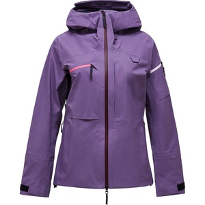Chaqueta de esquí morada para mujer, impermeable, transpirable, a prueba de viento, aislada, abrigo de invierno para exteriores con capucha, resistente al viento, tipo hardshell. - Product Image 1