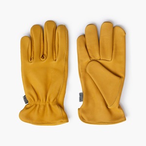 Gants d'équitation en cuir jaune respirants sans doublure pour la conduite en extérieur et l'usage quotidien - Product Image 1
