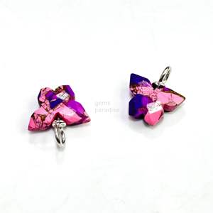Pendentif Papillon en Turquoise Mohave Rose et Violette AAA, en Argent 925, Sculpté à la Main, pour la Fabrication de Bijoux, Vente en Gros - Product Image 1