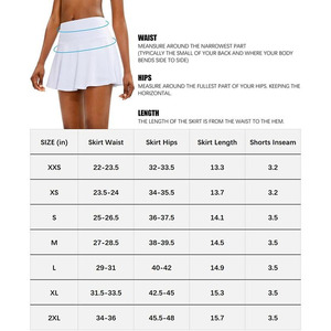 Jupes pour femmes avec poches discrètes, produit tendance et fiable, conception OEM ODM haut de gamme, idéales pour le tennis et le golf - Product Image 6