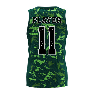 Custom Camouflaged Adults Unisex Sleeveless V Neck Basketball Jerseys Custom Printed Front Logo Moisture Wicking Jerseys - Product Image 2
