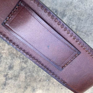 Funda de cuero resistente para cuchillo, hecha a mano con cuero vacuno auténtico, para camping, senderismo y trabajo al aire libre, funda de cuero clásica para cuchillo. - Product Image 4