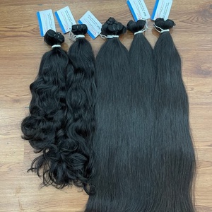 Best Bundle Weft Natural Wavy Weft Hair Bundle 100% Human Hair with Suitable for <b>Bleaching</b> Double Drawn Raw Vietnamese Hair - Product Image 3