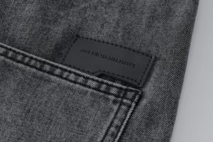 Jeans amples au design simple personnalisé, pantalon en denim pour hommes, jeans cargo en denim pour hommes, vente en gros - Product Image 5