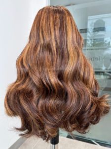 วิกผมลอนแบบเป็นมัด ผมแท้เวียดนาม ผมบริสุทธิ์แบบเรมี่ ผมต่อแบบเส้นเดียว ไม่พันกัน ไม่หลุดร่วง 100 กรัม ทุกสี - Product Image 6