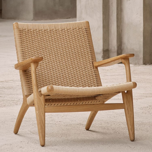 Designer Style Easy <b>Chair</b> with Unique <b>Hand</b>-Crafted Weaving - Product Image 1