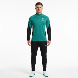Ensemble d'entraînement de football haute performance – Veste respirante à fermeture éclair intégrale et pantalon de jogging fuselé - Product Image 2