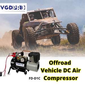 Mini bomba industrial portátil de 12V, Motor de pistón sin aceite de CC de alta eficiencia, compresor de aire integrado resistente a la intemperie - Product Image 4