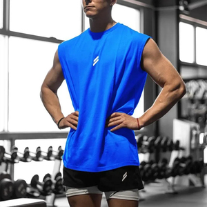 Sleeveless T-shirt Men Quick-drying Fitness Bodybuilding Shirt Male Fashion Basketball Vest <b>Mesh</b> Breathable Summer Gym Tank Men - Product Image 2