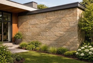 Revêtements muraux en pierre naturelle Olive Crest, finition naturelle, pour l'intérieur et l'extérieur, panneaux décoratifs en pierre naturelle - Product Image 3