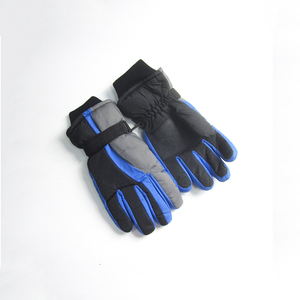 Guantes de Esquí Negros de Poliéster con Aislamiento Térmico, Cierre con Cordón, Unisex, para Invierno y Actividades al Aire Libre - Product Image 4