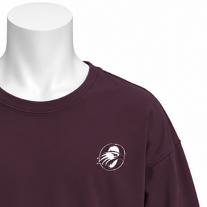 T-shirt à manches longues Plum Reversed LS, effet vintage, coupe ample, épaules tombantes, coton, unisexe, style streetwear décontracté - Product Image 5
