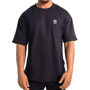 Camiseta de Último Diseño para Hombre con Hombros Caídos, Color Personalizado, Ropa de Verano, Camiseta Corta con Hombros Caídos - Product Image 1