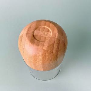 Round <b>Bamboo</b> Tea <b>Cup</b> with Asian Zen Design 170ml Eco-Friendly Drinkware for Home and Travel Use by Daystar Trade - Product Image 3