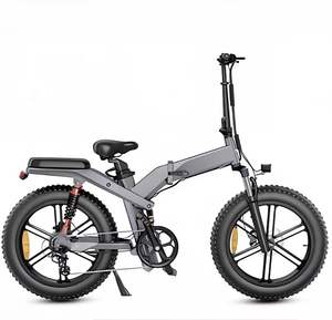 Bicicleta Eléctrica Plegable Deportiva Himalano de 8 Velocidades con Llantas Gruesas de 20*4 Pulgadas, Cuerpo de Aleación de Aluminio, Batería Integrada y Gran Autonomía - Product Image 1