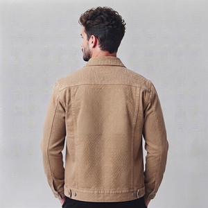Best Selling <b>Men</b> <b>Denim</b> <b>Jacket</b> Stylish Cotton <b>Denim</b> Fashion Wear with Personalized Branding Factory Direct Manufacturing Support - Product Image 3