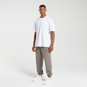 กางเกงจ็อกเกอร์ผ้าฟลีซคุณภาพสูง สกรีนโลโก้ตามสั่ง ทรงตรง สไตล์ลำลองสำหรับผู้ชาย ผ้าฝ้าย 100% ซักแล้ว แห้งเร็ว ระบายอากาศได้ดี - Product Image 6