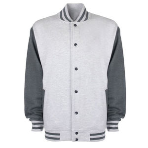 Veste universitaire tendance pour hommes et femmes, veste de style Letterman en coton mélangé doux, vêtements décontractés personnalisés OEM - Product Image 3