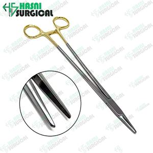 Parte superior de nuestras producciones Venta caliente CE ISO Aprobado La mayoría de las ventas Fórceps de soporte de aguja de gran calidad 14,3 cm Carburo de tungsteno - Product Image 5