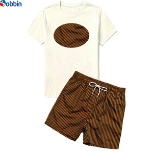 Comfortable and Breathable Unisex Outfit Polyester Shorts <b>Set</b> New Summer Collection Customized Trade Men's Plus Size Jogger <b>Set</b> - Product Image 6