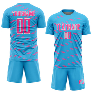 Ensemble de maillots de football 100 % polyester, design personnalisé, fabriqué par Artist Industry, pour l'entraînement des équipes scolaires/club - Product Image 3
