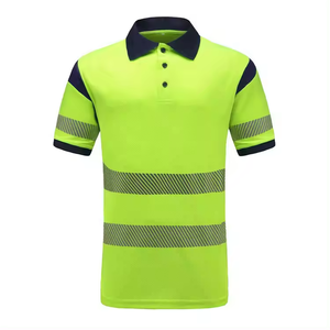Camisetas de Seguridad de Alta Visibilidad Personalizadas de Poliéster Rosa de Manga Corta Reflectantes para Trabajo, Construcción, Seguridad y Servicios - Product Image 3