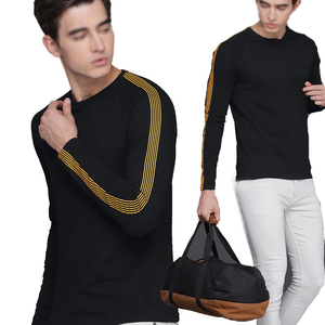 Nouveautés : T-shirt à manches longues pour hommes, vente en gros du fabricant, anti-plis, très populaire, 100 % coton, vêtements pour hommes, t-shirt pour hommes - Product Image 5
