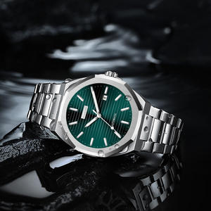 นาฬิกากลไกพิเศษสำหรับผู้ชายออกแบบได้ตามต้องการกันน้ำ Miyota ตัวชี้แบบเม็ดมะยม - Product Image 5