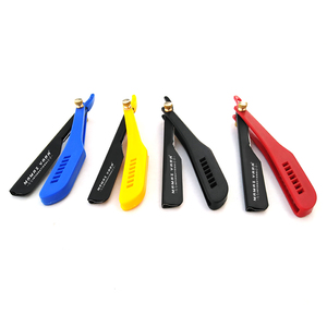 Professional Replaceable Blade Barber <b>Razor</b> <b>Straight</b> Edge <b>Razor</b> for Men Premium Slide Out <b>Straight</b> <b>Razor</b> Stainless Steel - Product Image 1
